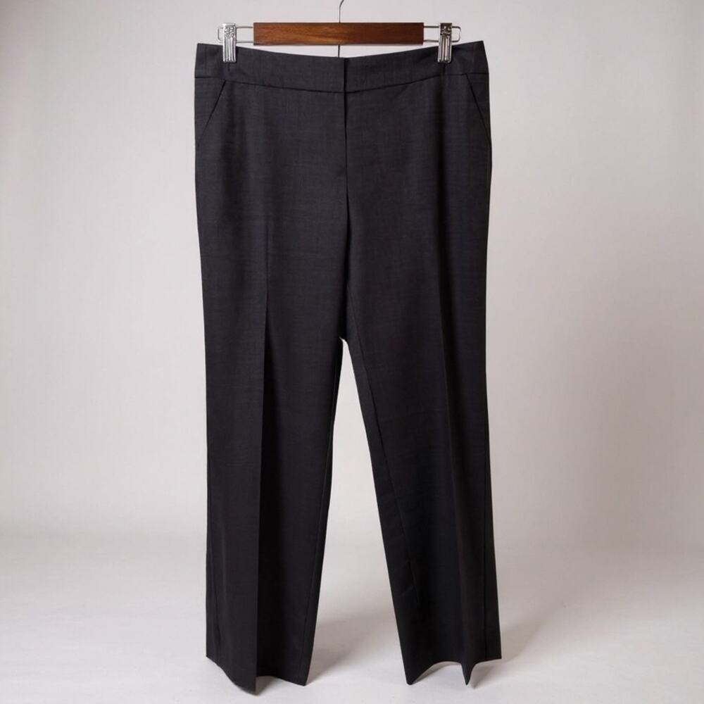 TORY BURCH  Women’s Sz 8 Brown Wool Spandex Straight Leg Career Dress Pants